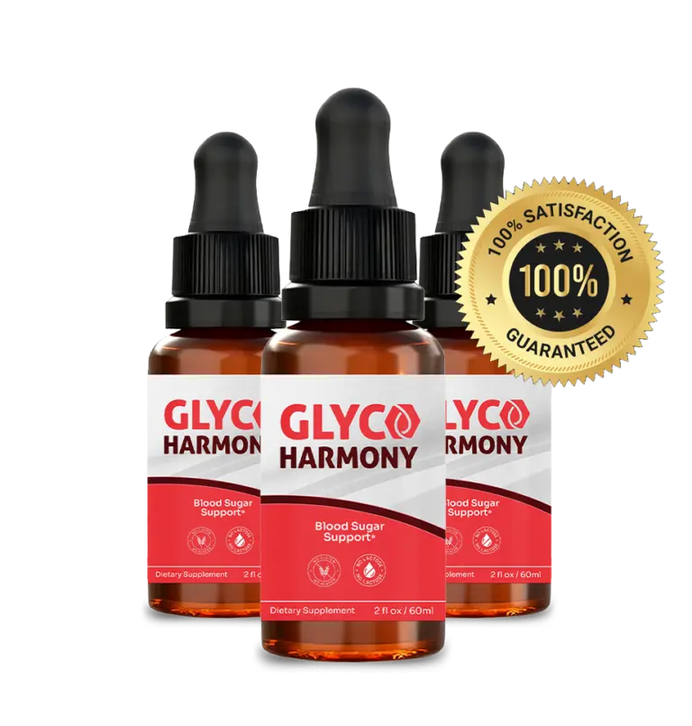 GlycoHarmony       3 Bottle Pack – Natural Energy & Metabolism Support Supplement